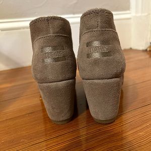 TOMS wedge booties